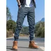 Pantalones Casuales de Trabajo Retro Japonés Transfronterizos Shein para Hombre 2026 Primavera y Otoño Nuevos Pantalones Largos Multibolsillos al por Mayor