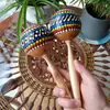 Correa de Tambor Africano Instrumento Musical Tocando Niños y Adultos Accesorios de Tambor Deportivo Correa de Collar Huevo de Arena Martillo Bolsa de Cáscara de Fruta
