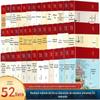 52 volumes coloridos opcionais estudos chineses pintados clássicos chineses registros históricos I Ching Gui Guzi Sun Tzu 36 vezes de guerra
