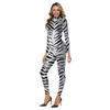 Jumper de performance feminino com estampa de leopardo clássica europeia e americana transfronteiriça