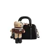 Bolsa de mão pequena retrô feminina 2025 nova moda textura bolsa de ombro transversal coreana versátil simples bolsa tote almofada