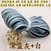 Qipao Hanfu Dos Tonos Gris y Blanco, Gris y Verde, Gris y Blanco con Verde Pasta de Frijol, Verde y Blanco con Bordes en Relieve, Tiras de Borde para Ropa Hechas a Mano