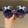 Óculos de Sol Fofos com Laço Óculos Anti-UV Óculos Starlight Moda para Meninas Coloridos Estrela Ponto Formato Infantil