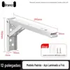 Suporte dobrável de aço inoxidável 304 Prateleira de armazenamento de parede Suporte triangular reto Top-up Suporte laminar Suporte de divisória