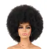 Peluca para Mujer Africana, Tocado, Afro Esponjoso Pequeño Rizado, Se Pueden Seleccionar Más Colores de la Imagen, Peluca Afro