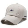 Estilo Coreano Ins Retro Raked Soft Top Cap Masculino e Feminino Moda Primavera e Verão Personalizado Rua Simples Protetor Solar Baseball Cap