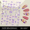 2025 Nuevo Adhesivo para Uñas con Diseño de Copo de Nieve Joyería Blanca de Copo de Nieve para Uñas Calcomanía de Personalidad de Dibujos Animados Adhesivo para Uñas