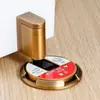 Sin perforaciones a prueba de viento no magnético succión puerta de baño trasera anti-colisión mecánica succión de puerta ajustable fuerte puerta toque largo