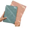 Pizarra de escritura A4, pizarra de escritura borrable y regrabable, tablero de planificación de oficina, pizarra blanca de notas portátil, pizarra blanca blanda