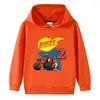 Suéter con capucha de algodón para niños y niñas, chaqueta informal de manga larga para primavera y otoño de 2023
