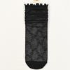 Calcetines finos de verano con borde de oreja apilados para niños, protección solar y antimosquitos de verano, negro, blanco, hueco, malla transparente