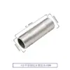 Conector Rosqueado de Aço Inoxidável de 4 Pontos, Adaptador Direto com Rosca Interna e Externa, Conector de Tubo de Extensão Espessado de 6 Pontos para 4 Pontos, Conexões para Tubos de Água
