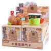 Caja Misteriosa de Cerdito Mascota Linda y de Moda Decoración de Escritorio de Resina Adorno, Perfecta como Regalo Navideño para Niños