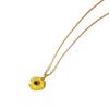Collar de Proyección Margarita Pequeña Te Amo en 100 Idiomas Colgante de Girasol Nuevo Transfronterizo Mujer Venta al por Mayor