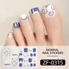 Zhengxiang Pegatinas Impermeables para Uñas de Pie y Dedo del Pie Pegatinas para Uñas Imitación Diamante Patrón Mármol Teñido Halo Pegatinas para Pies Venta al por Mayor Transfronteriza