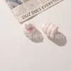 Pastel de Crema Dulce y Delicioso Conejito Resina Flocado Accesorios DIY Funda de Teléfono Accesorios para el Cabello Accesorios de Joyería Venta al por Mayor