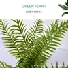 Sensación de goma suave hojas de helecho simulación plantas verdes paisajismo accesorios de pared pasto persa plantas en maceta decoración del hogar hojas de helecho grandes venta al por mayor