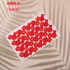 Adesivos de bandeira pequena chinesa adesivos de rosto amor bandeira vermelha de cinco estrelas decoração de rosto de roupas Dia Nacional rosto de crianças