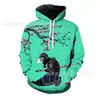 Comercio Exterior Popular Espíritu Samurai Japonés Sudadera con Capucha Estampado Digital 3D Ropa de Cosplay Periféricos Venta Directa de Fábrica