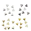 Parches Triangular 3D Hotfix de 6mm 8mm Ropa de Muñeca BJD Manualidades Corazón Metálico Hotfix Pedrería Parches Mini Hotfix Termofusible Accesorios
