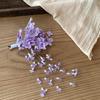 Horquilla de Borla de Lirio del Valle Luna Blanca Nuevo Tocador Chinoiserie Dinastía Han Accesorios de Pinza Lateral Flor Accesorios para el Cabello de Novia
