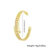 Explosões transfronteiriças por todo o céu estrela criativa unha abertura pulseira cobre incrustado zircônia moda luxo pulseira de amantes atacado