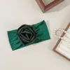 Nueva y Linda Diadema de Nylon Suave para Bebé Europea y Americana Flor de Bebé Cómodo Elástico de Alto Valor Accesorio para el Cabello de Rosa
