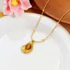 Colar de temperamento transfronteiriço que não desbota, corrente de clavícula dourada em aço inoxidável, versátil, moderno, luxuoso, novas joias femininas