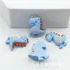 Acessórios de resina de dinossauro fofo de desenho animado fosco diy cola de creme capa de celular adesivos de geladeira acessórios de cabelo atacado
