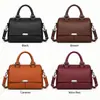 Bolso de mano transfronterizo 2026 nuevo textura de cuero suave bolso tote de hombro de alta gama retro versátil bolso de hombro para mujer