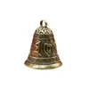 Campana de latón del Tíbet con mantra de seis sílabas, llavero para bolsa de coche estilo vintage, colgante de estilo étnico, disponible para venta al por mayor y dropshipping