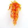 Rattan artificial transfronterizo, plantas verdes artificiales de eucalipto para colgar en la pared, flores decorativas para el hogar y el exterior, enredaderas de plantas artificiales colgantes