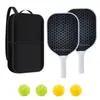 ¡Wow Set de Paletas de Pickleball Personalizadas Transfronterizas Soporte de Fibra de Vidrio Logo a Color Accesorios Instrucciones de Empaque Personalizado