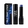 Palo de Pintura Corporal Azul, Color Azul Brillante Sedoso y Suave para Pintura Facial y Corporal, Maquillaje Creativo de Grafiti