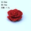 Nueva flor de camelia rosa flocado diy funda para teléfono móvil paquete de material pegamento crema aretes resina accesorios de joyería