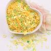 Estrellas huecas sirena flor de cerezo maquillaje de escenario infantil brillo lentejuelas diy material pegamento funda de teléfono móvil lentejuelas 10g