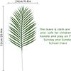 Folhas de Palmeira Artificiais, Folhas de Palmeira Areca, Plantas Verdes Falsas, Folhas de Cica, Decorações de Casamento, Decorações de Festa de Aniversário, Decoração de Casa