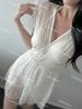 Traje de Baño de Estilo Ins Nuevo Corea del Sur Traje de Baño para Mujer Tipo Boxer Unido Estilo Falda Conservador de Aspecto Delgado Estilo Hada Aguas Termales