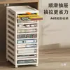 Caja de Almacenamiento Móvil Tipo Cajón Caja de Almacenamiento Cosméticos Hogar Escritorio Uñas Arte Joyería Gabinete de Almacenamiento Transparente con Ruedas