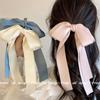 Horquilla para el cabello estilo ballet para niñas ~ Lazo de cinta para el cabello para mujer Fresco Sencillo Lindo Combinable Moderno Elegante Estilo Coreano Tocado