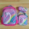 Venta al por mayor de fabricante juego de tres piezas de mochila escolar para estudiantes de primaria mochila de gran capacidad de 16 pulgadas, envío directo de una pieza mochila escolar de caparazón duro 3D