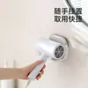 Soporte de secador de pelo Fasola Montado en la pared Sin taladro Soporte de secador de pelo para baño Colgador de secador de pelo eléctrico