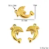 16 Colgantes de Acero Inoxidable Estilo Marino de Mariscos Tortugas Accesorios para Joyería DIY Colgante para Pulsera Collar Bolso