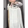 Blusa Protectora Solar Conjunto Holgado de Dos Piezas Camiseta Casual Ligera de Hombro Verano Transpirable Camisola Interior Chaleco para Mujer
