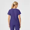 Nuevo traje de quirófano de manga corta para médicos y enfermeras, traje de quirófano unisex con cuello en V para quirófanos y clínicas dentales