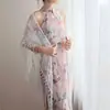2025 Novo Estilo Xale Cheongsam Longa Franja Renda Manto com Novo Estilo Antigo Chinês Xale Externo Primavera e Verão
