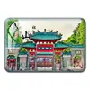 Imán de Refrigerador de Vidrio de Cristal para Souvenir Turístico de Guangdong Torre de Cantón Cintura Pequeña Zhuhai Chimelong Shenzhen Set