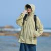 [Casca anti-luz 2.0] Aba grande removível para uso externo, roupa protetora solar respirável anti-ultravioleta, roupa de pele masculina e feminina