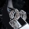 E5119 estilo coreano simples nicho s925 prata esterlina oco torcido corda orelha clipe feminino ins estilo clipe de orelha sem furos de orelha
