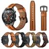 Para Huawei WATCH WATCH GT1/2 Glory Magic Correa de Reloj de Piel de Vacuno de Capa Superior Correa de Doble Hueso de Dragón